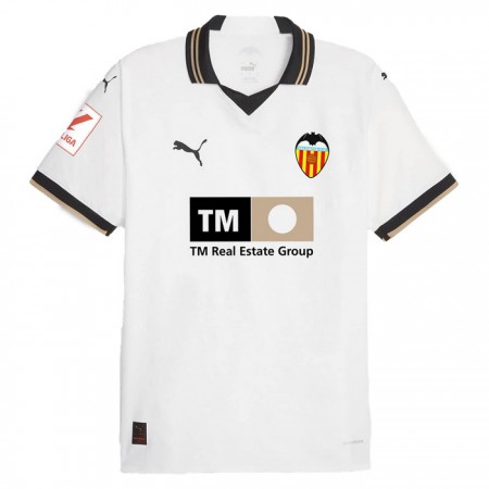 Camisolas Valencia 1º Equipamento Principal 2023-24 Manga Curta